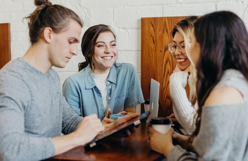 Sesión de coaching en grupo